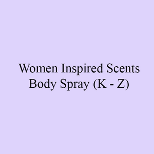 Women Inspired Scents Body Spray (K - Z)