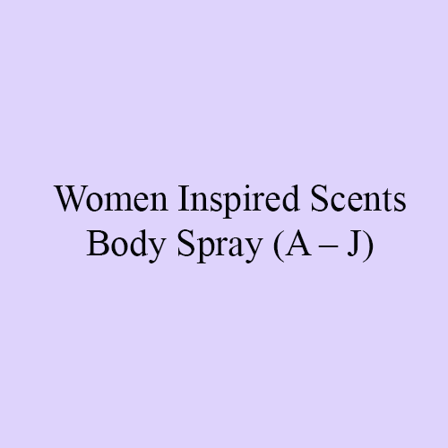 Women Inspired Scents Body Spray (A – J)