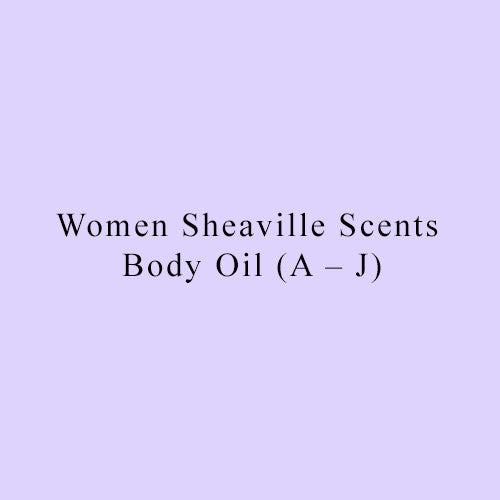 Women Sheaville Scents Body Oil (A – J)