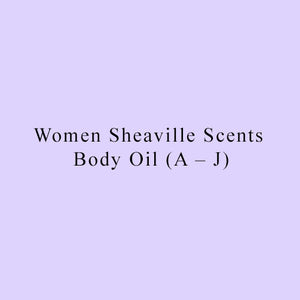 Women Sheaville Scents Body Oil (A – J)