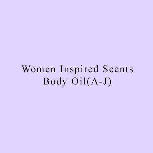 Women Inspired Scents Body Oil (A - J)