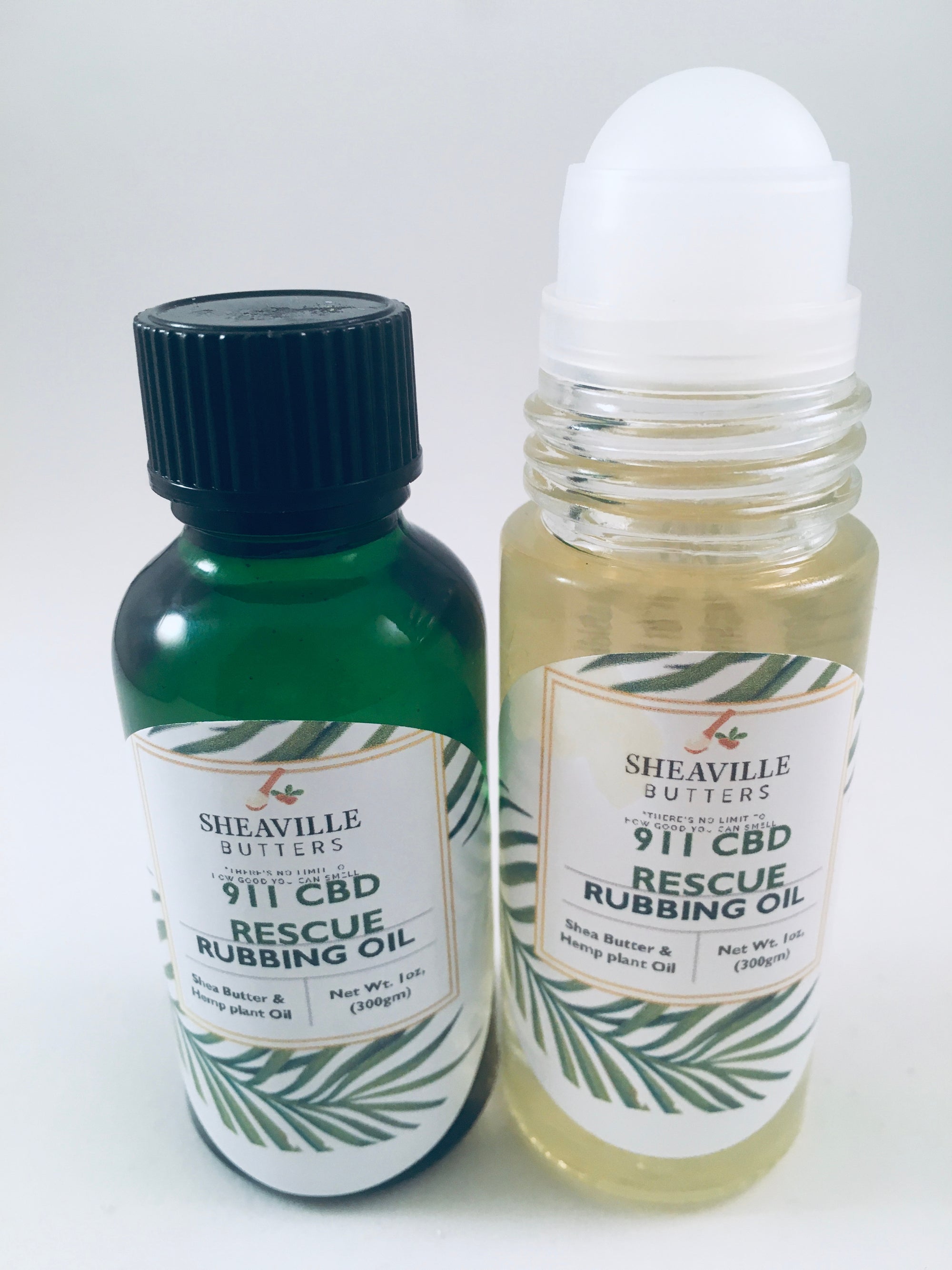 911 CBD Rescue Rubbing Oil